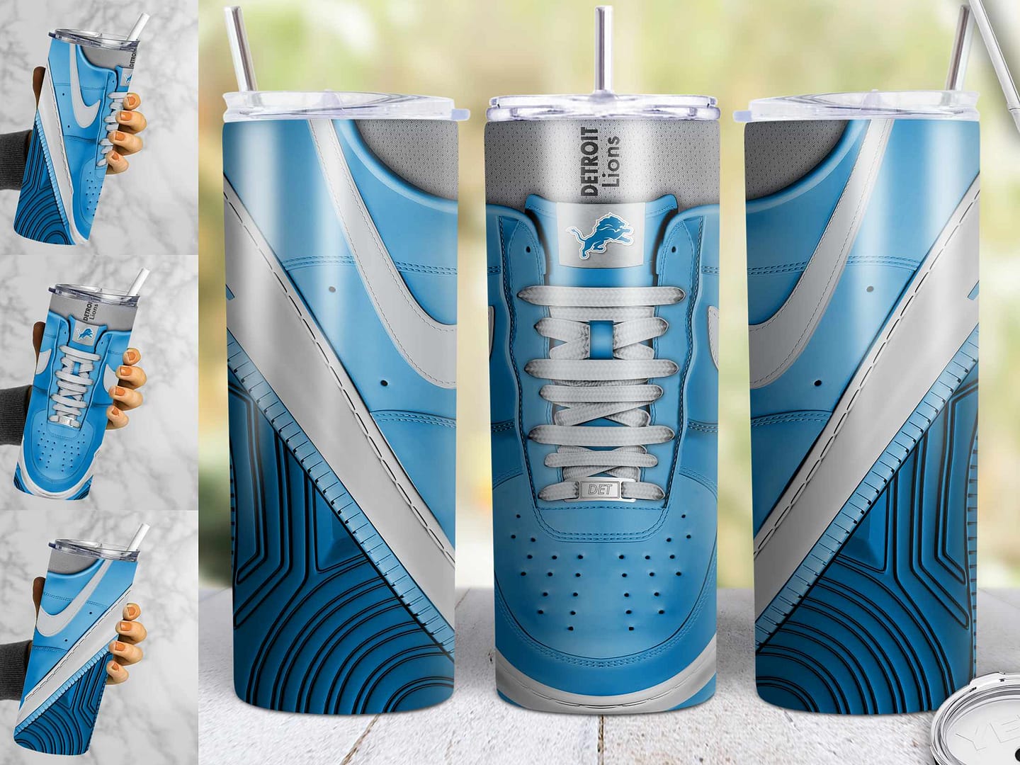 NFL DETROIT LIONS SNEAKERS DESIGN