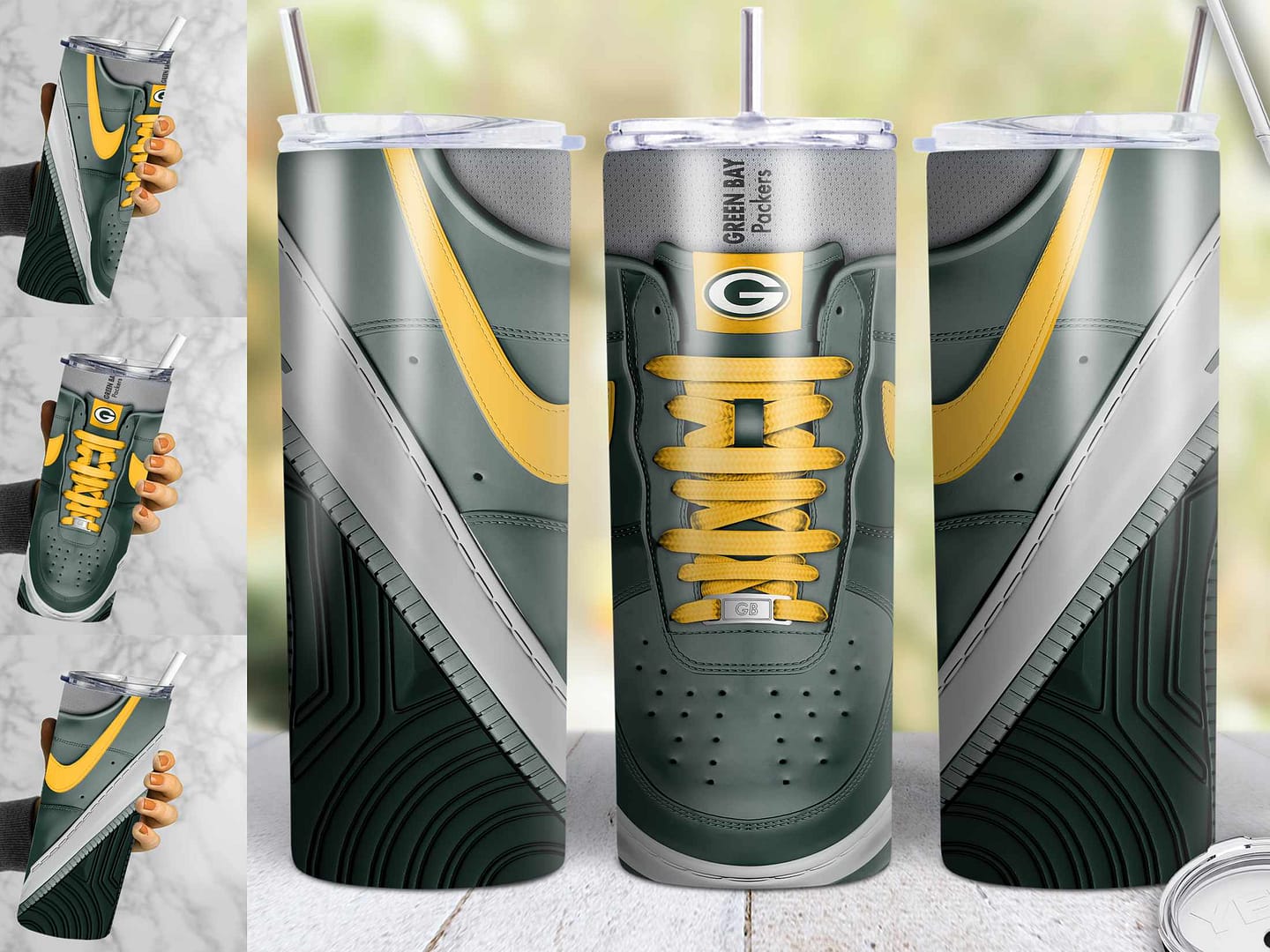 NFL GREEN BAY PACKERS SNEAKERS DESIGN