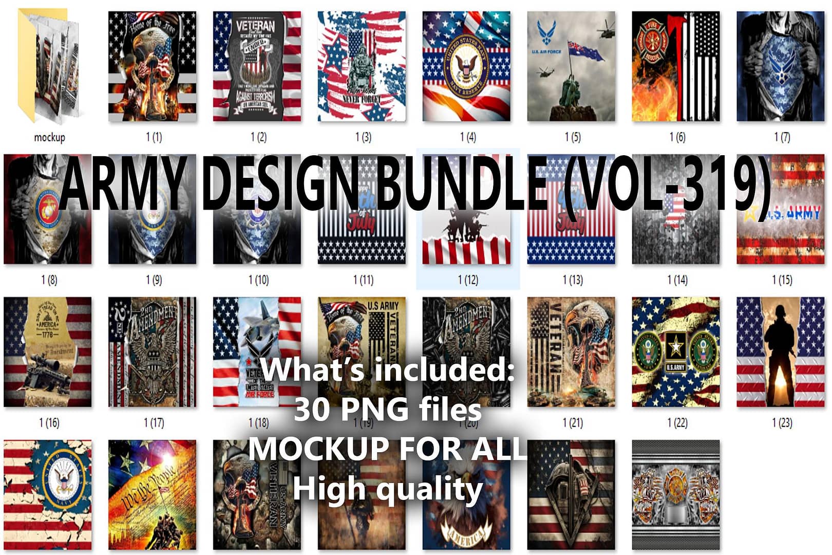 ARMY DESIGN BUNDLE (VOL-319)