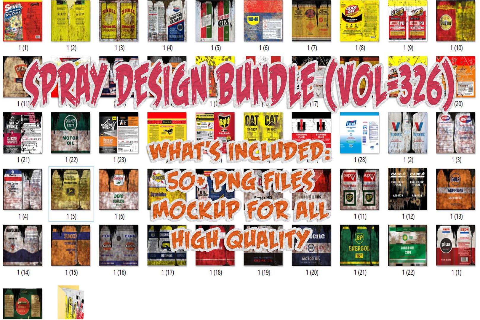 SPRAY DESIGN BUNDLE (VOL-326)