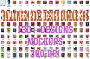 HALLOWEEN 20OZ DESIGN BUNDLE 384