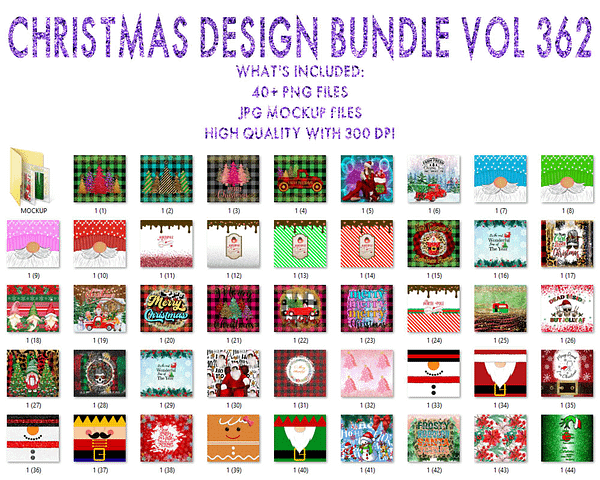 CHRISTMAS DESIGN BUNDLE VOL 362