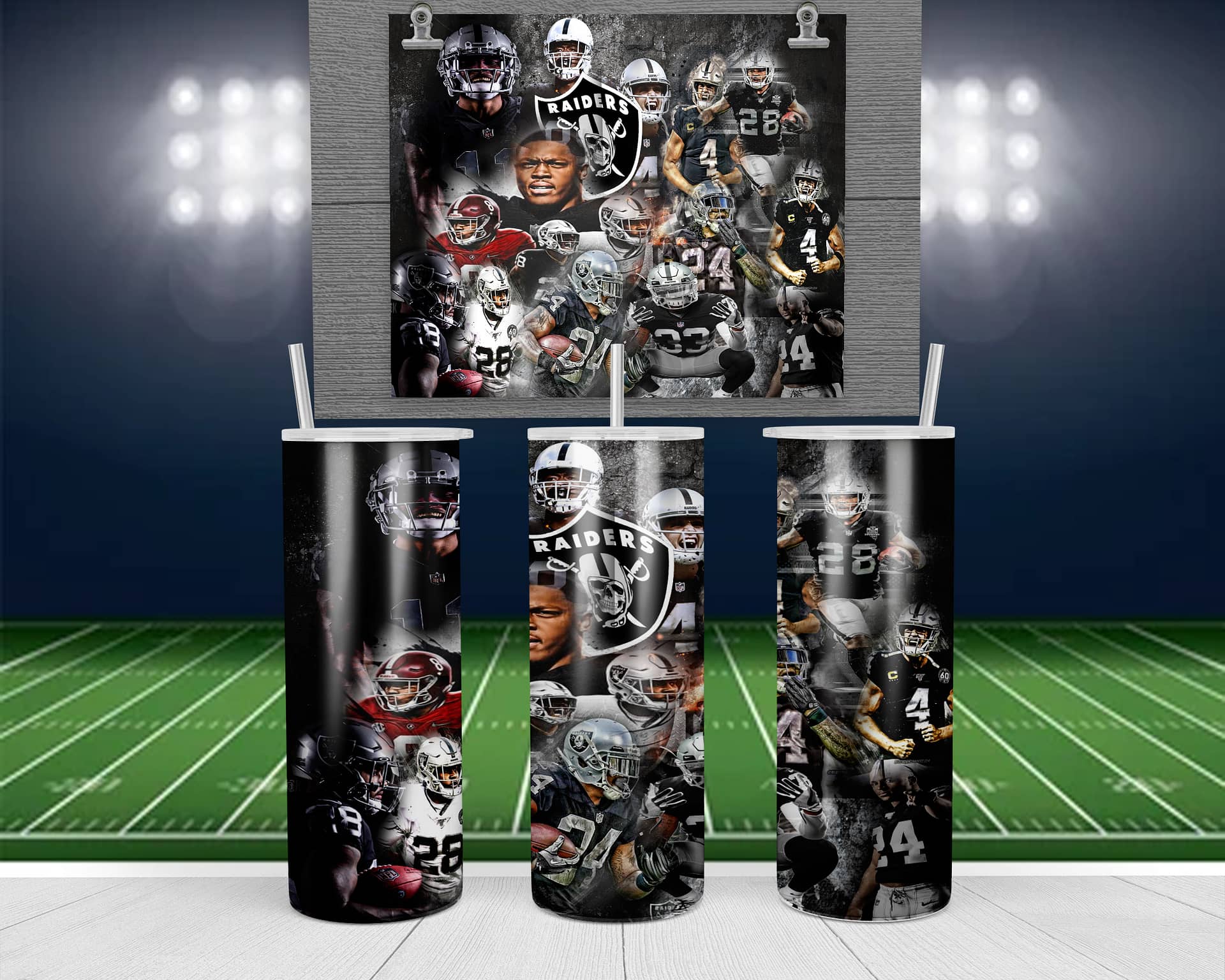 32 Nfl Tumbler Wrap Bundle - Designerpick